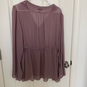 torrid Tops - Torrid sheer purple top torrid Tops - Torrid sheer purple top